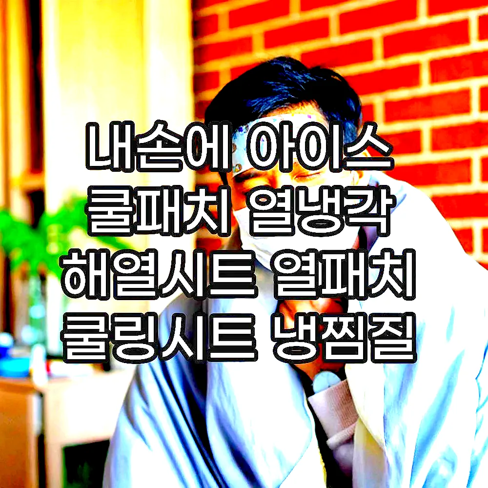 내손에 아이스 쿨패치 열냉각 해열시트 열패치 쿨링시트 냉찜질 (1박스 X 20매) 이미지 4