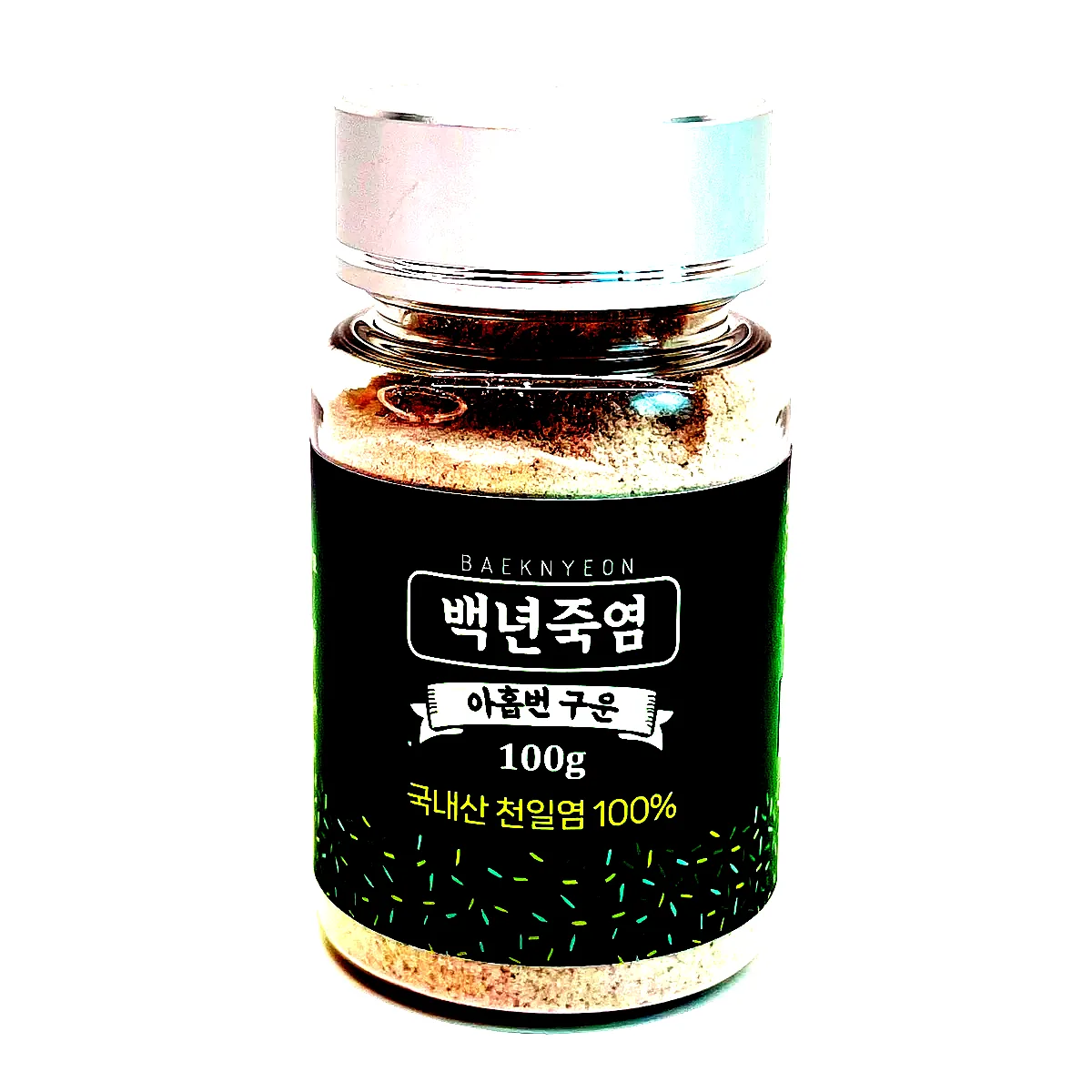 백년담다 백년죽염 아홉번 구운 9회 자죽염 분말 죽염 100g, 1개 이미지 1