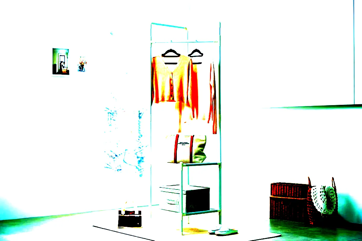 옷장 이케아 옷장 키큰장 미니 낮은 원룸 간이 BOAXEL 화이트 이미지 2