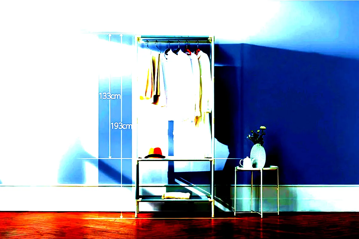 옷장 이케아 옷장 키큰장 미니 낮은 원룸 간이 BOAXEL 화이트 이미지 7