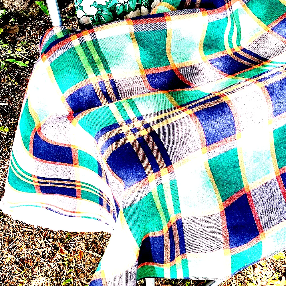 체크 덤블 양면 천 원단 소품 크리스마스 블랭킷1 이미지 5 체크 덤블 양면 천 원단 소품 크리스마스 블랭킷1 이미지 5